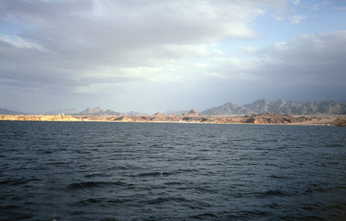 Sinai vom Roten Meer aus
