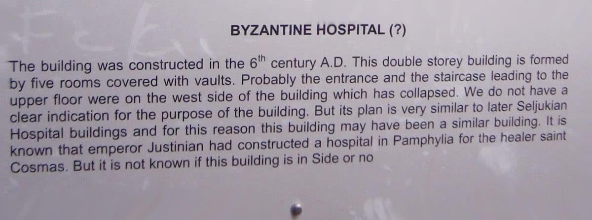 Byzantinisches Hospital