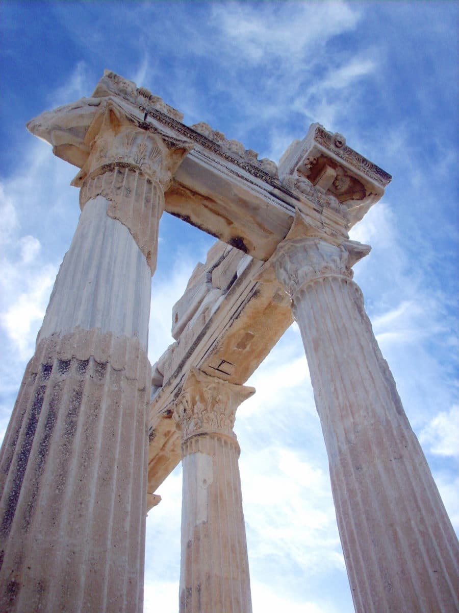Säulen Apollon Apollo Tempel